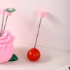 PfultR 10 miếng nĩa trái cây thép không gỉ hình hoa hồng - Dễ dàng hái trái, trang trí nhà, giảm giá 102.740₫ 6