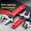 PfultR Cờ lê điều chỉnh 6-8 inch tay cầm ngắn, mở rộng lớn, dùng cho phòng tắm, giá 101.016 VND