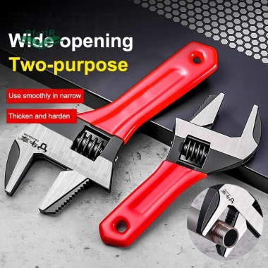 PfultR Cờ lê điều chỉnh 6-8 inch tay cầm ngắn, mở rộng lớn, dùng cho phòng tắm, giá 101.016 VND
