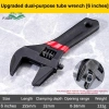 PfultR Cờ lê điều chỉnh 6-8 inch tay cầm ngắn, mở rộng lớn, dùng cho phòng tắm, giá 101.016 VND 10