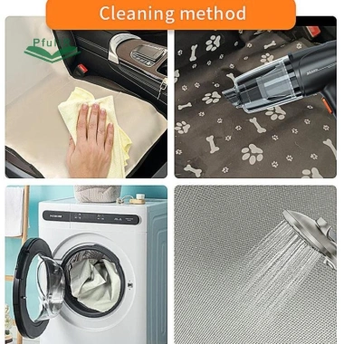 PfultR Đệm ô tô chống thấm nước, bảo vệ ghế sau, che thảm, an toàn cho thú cưng 4 PfultR Đệm ô tô chống thấm nước, bảo vệ ghế sau, che thảm, an toàn cho thú cưng 4