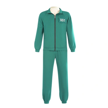 Pg Squid Game 2 cosplay vải đỏ áo liền quần, hoodie xanh lá cây - bộ trang phục sân khấu, giá 399.600 VND 4