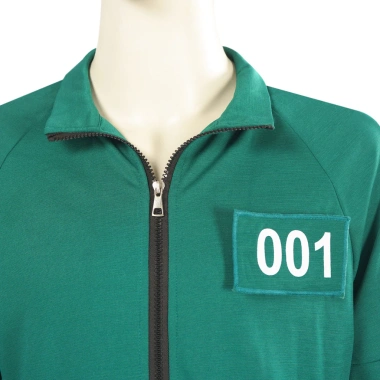 Pg Squid Game 2 cosplay vải đỏ áo liền quần, hoodie xanh lá cây - bộ trang phục sân khấu, giá 399.600 VND 5