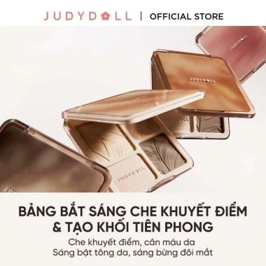Phấn Bắt Sáng & Contour Judydoll 9g - Highlight Tự Nhiên Giá 123k Giảm Đặc Biệt 4 Phấn Bắt Sáng & Contour Judydoll 9g - Highlight Tự Nhiên Giá 123k Giảm Đặc Biệt 4