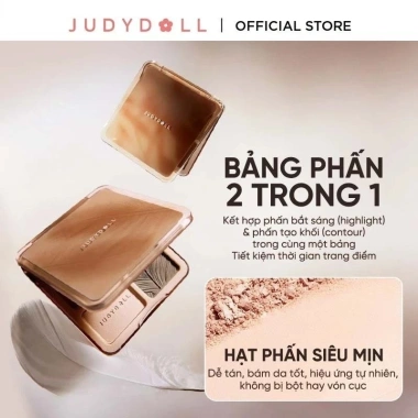 Phấn Bắt Sáng & Contour Judydoll 9g - Highlight Tự Nhiên Giá 123k Giảm Đặc Biệt 5 Phấn Bắt Sáng & Contour Judydoll 9g - Highlight Tự Nhiên Giá 123k Giảm Đặc Biệt 5