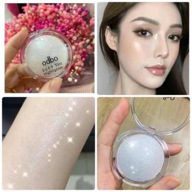 Phấn Bắt Sáng Mini Odbo Soft Tint Hightlighter OD173 Nhũ Chuẩn Nội Địa Thái 4g - Giá chỉ 77.000 VNĐ