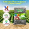 Phân bón hữu cơ 4 in 1 1kg - Gà nhật, bò, dê, than hoạt tính, bón rau hoa, 34.000₫