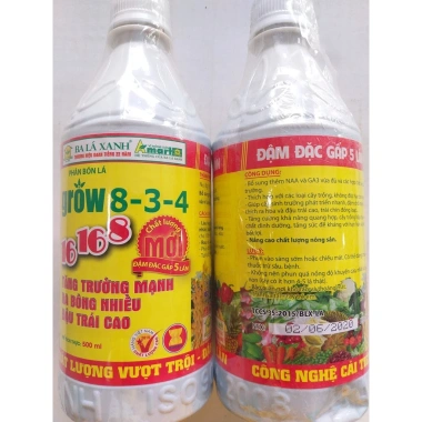 Phân bón lá Grow 16-16-8 500ml - Tăng trưởng nhanh, đâm chồi mạnh, ra hoa đậu trái, 29.000đ