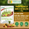 Phân bón lá HK NPK 7-5-44+TE GreenHome 40gr - Kích thích ra hoa đồng loạt, tăng đậu trái, giá 9.200 VND