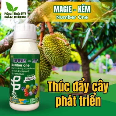 Phân bón lá Magie Kẽm 500ml - Lá xanh dày, tăng đậu trái, kích thích quang hợp mạnh, giá 135.720 VND