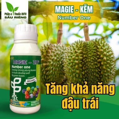 Phân bón lá Magie Kẽm 500ml - Lá xanh dày, tăng đậu trái, kích thích quang hợp mạnh, giá 135.720 VND