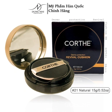 Phấn Che Khuyết Điểm Corthe Dermo Revival Cushion Tone 21 SPF50+ PA+++ 530k