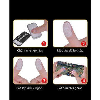 Phấn Chống Mồ Hôi Chơi Game – Cảm Ứng Mượt Mà, Chống Dít, Giá 35.000₫ 4