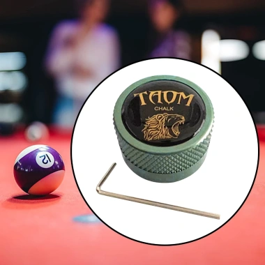 Phấn cue snooker kim loại hộp tròn - phụ kiện giữ phấn cue, bám chắc, 93.959₫ 5