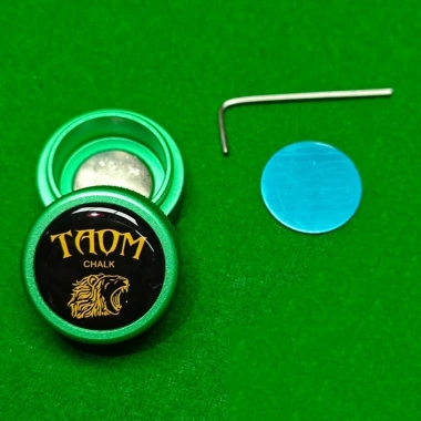 Phấn cue snooker kim loại hộp tròn - phụ kiện giữ phấn cue, bám chắc, 93.959₫ 8