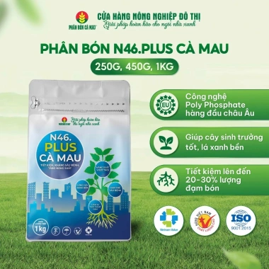 Phân đạm N46.PLUS Cà Mau giảm 18% - Bón cây xanh tốt, tăng năng suất vụ mùa 2 Phân đạm N46.PLUS Cà Mau giảm 18% - Bón cây xanh tốt, tăng năng suất vụ mùa 2