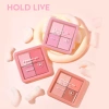Phấn má hồng 4 ô Hold Live CHANCE ON HL707 - Màu hồng tự nhiên, bám lâu, giá chỉ 125.000đ 2