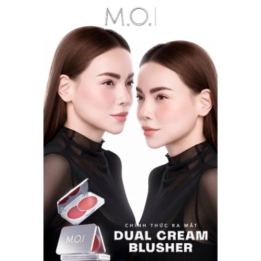 Phấn Má Hồng Dạng Kem M.O.I 2 Tông Màu - Kem Mềm Mịn Dễ Tán, Dễ Mang Theo 6