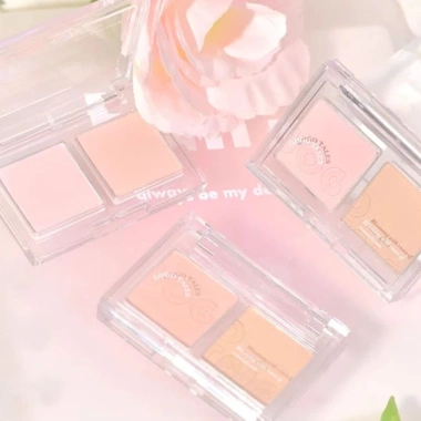 Phấn má hồng Gogo Tales 2 màu pastel tự nhiên, bền màu lâu trôi - 43.000₫