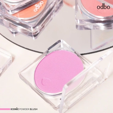 Phấn má hồng mịn lì Odbo Iconic Powder Blush OD1.325 - Chuẩn màu, giá chỉ 95.000đ 7 Phấn má hồng mịn lì Odbo Iconic Powder Blush OD1.325 - Chuẩn màu, giá chỉ 95.000đ 7