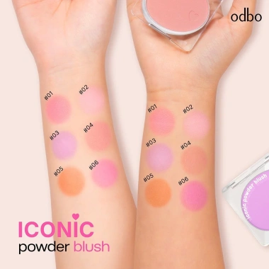 Phấn má hồng mịn lì Odbo Iconic Powder Blush OD1.325 - Chuẩn màu, giá chỉ 95.000đ
