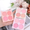Phấn má hồng mờ 4 màu Hàn Quốc - Sắc thái xanh, đào, hồng, mềm mại - Giá 41.580₫ 2