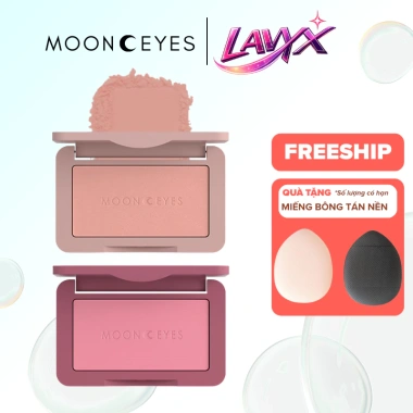 Phấn Má Hồng MOON EYES Đơn Sắc Mịn Lì Tự Nhiên Matte Blush 6.5g Giá Ưu Đãi 115k