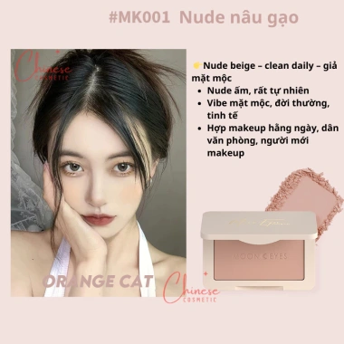Phấn Má Hồng MOON EYES Đơn Sắc Mịn Lì Tự Nhiên Matte Blush 6.5g Giá Ưu Đãi 115k 4 Phấn Má Hồng MOON EYES Đơn Sắc Mịn Lì Tự Nhiên Matte Blush 6.5g Giá Ưu Đãi 115k 4