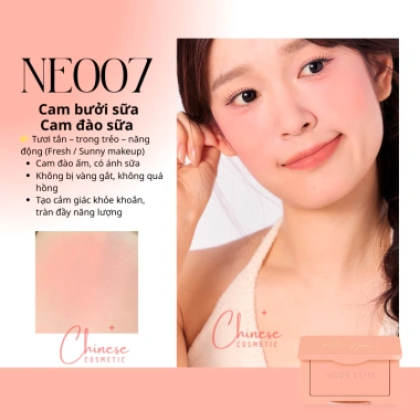 Phấn Má Hồng MOON EYES Đơn Sắc Mịn Lì Tự Nhiên Matte Blush 6.5g Giá Ưu Đãi 115k 7 Phấn Má Hồng MOON EYES Đơn Sắc Mịn Lì Tự Nhiên Matte Blush 6.5g Giá Ưu Đãi 115k 7