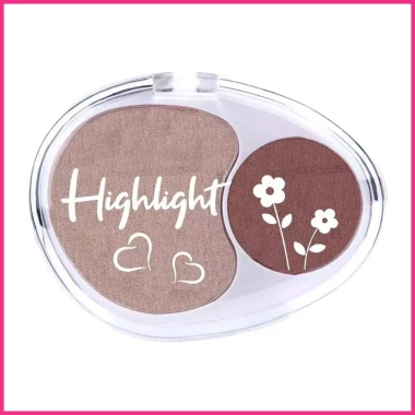 Phấn Mắt 2 Màu Chống Thấm Nước Highlighter Palette Dành Cho Nữ Teen Giá 44k VND 7