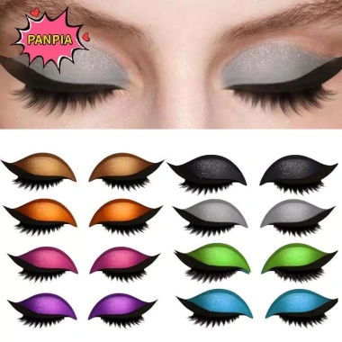 Phấn mắt 2 trong 1 + miếng dán lông mi - Dễ dán, tái sử dụng, màu rực rỡ, dùng hàng ngày 6 Phấn mắt 2 trong 1 + miếng dán lông mi - Dễ dán, tái sử dụng, màu rực rỡ, dùng hàng ngày 6