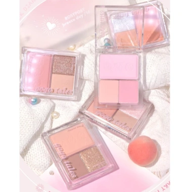 Phấn Mắt 3 Ô Gogo Tales Sweet Diary GT644 - Má Hồng Nóng Bừng, Giá Chỉ 57.000₫