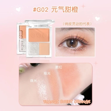 Phấn Mắt 3 Ô Gogo Tales Sweet Diary GT644 - Má Hồng Nóng Bừng, Giá Chỉ 57.000₫ 10 Phấn Mắt 3 Ô Gogo Tales Sweet Diary GT644 - Má Hồng Nóng Bừng, Giá Chỉ 57.000₫ 10