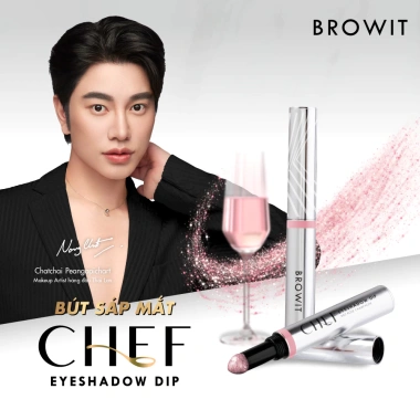 Phấn mắt Browit Chef Eyeshadow Dip 1.5g - Hiệu ứng lớp nhũ nhẹ, giá chỉ 149.000₫