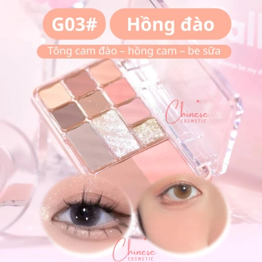 Phấn Mắt GOGO TALES POCKET DOUBLE GT724 - Chất Lì Mịn, Nhũ Lấp Lánh, Giá Ưu Đãi 176k 7