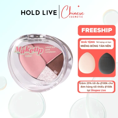 Phấn Mắt Hold Live 4 Màu Nhỏ - Tone Tự Nhiên, Dễ Đánh, Giá 97.500₫
