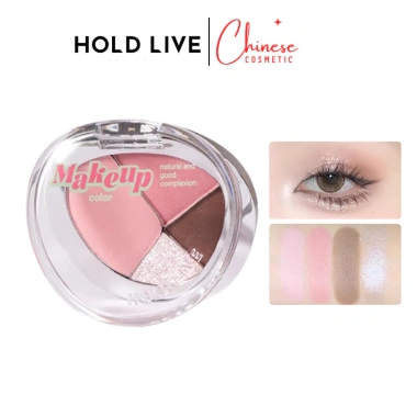 Phấn Mắt Hold Live 4 Màu Nhỏ - Tone Tự Nhiên, Dễ Đánh, Giá 97.500₫