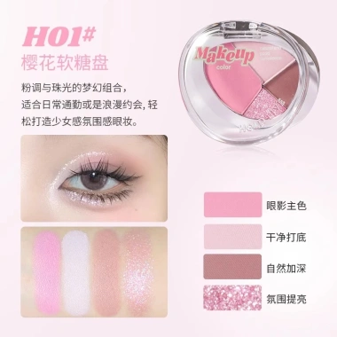 Phấn Mắt Hold Live 4 Màu Nhỏ - Tone Tự Nhiên, Dễ Đánh, Giá 97.500₫