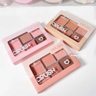 Phấn Mắt Odbo 5 Ô Eye Blush ODS04 6g Mịn Lì Lâu Trôi Má Hồng Thái Lan 114k