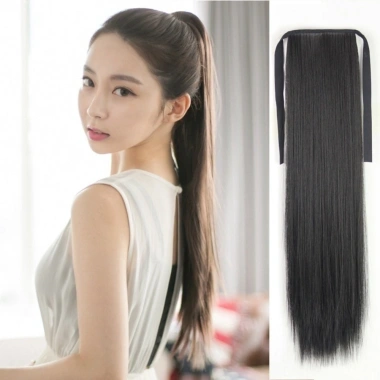 Phần mở rộng tóc giả duỗi thẳng đuôi ngựa nữ - Tăng khối lượng, vẻ tự nhiên, chỉ 39.600 VND