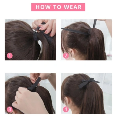 Phần mở rộng tóc giả duỗi thẳng đuôi ngựa nữ - Tăng khối lượng, vẻ tự nhiên, chỉ 39.600 VND