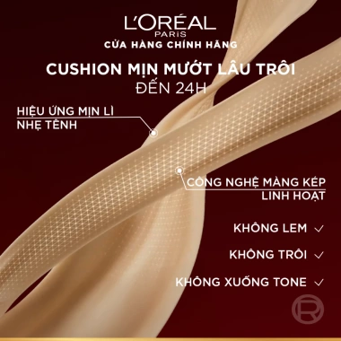 Phấn nước kem nền 24H L’Oreal Paris Infallible Fresh Wear 11G - Kiềm dầu, che phủ mịn mượt, chỉ 485.000đ 5