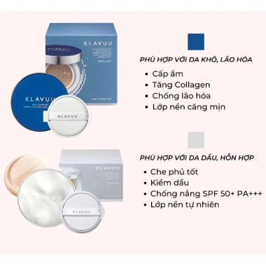 Phấn nước KLAVUU Cushion Urban Pearlsation SPF50 PA+++ 12g – Che khuyết điểm, giá 421.000₫ 4