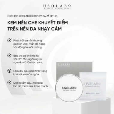 Phấn Nước Usolab Recovery Balm SPF35 Che Phủ Mịn, Nuôi Dưỡng & Phục Hồi Làn Da 2 Phấn Nước Usolab Recovery Balm SPF35 Che Phủ Mịn, Nuôi Dưỡng & Phục Hồi Làn Da 2