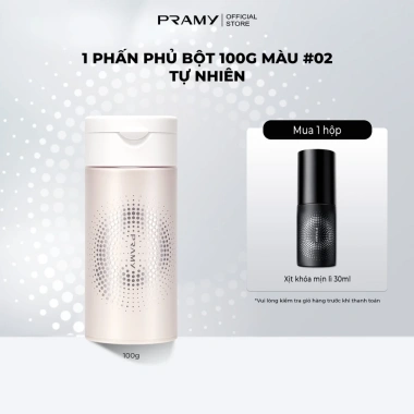 Phấn phủ bột kiềm dầu PRAMY 100g - Dung tích lớn, mềm mịn, mỏng nhẹ, giá ưu đãi 449k