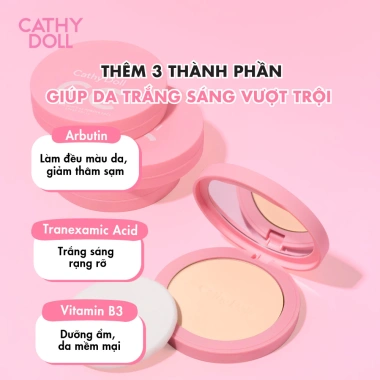 Phấn Phủ Chống Nắng Cathy Doll CC Speed White X3 SPF40 PA+++ 12g Da Mịn Màng Che Phủ Khuyết Điểm Giá 179k 3