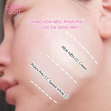 Phấn Phủ Chống Nắng Cathy Doll CC Speed White X3 SPF40 PA+++ 12g Da Mịn Màng Che Phủ Khuyết Điểm Giá 179k 7