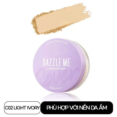 Phấn phủ DAZZLE ME bột kiềm dầu Better Than Filter 8g - Giá ưu đãi 119.000 VND 10 Phấn phủ DAZZLE ME bột kiềm dầu Better Than Filter 8g - Giá ưu đãi 119.000 VND 10