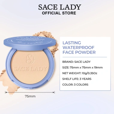 Phấn Phủ Kiềm Dầu SACE LADY 10g Lâu Trôi, Kháng Nước, 3 Màu - Giá 139k 7