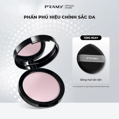 Phấn Phủ Nén PRAMY Sheer Velvet Mist 8G - Hiệu Chỉnh Sắc Da Tươi Tắn Nhung Mịn 7